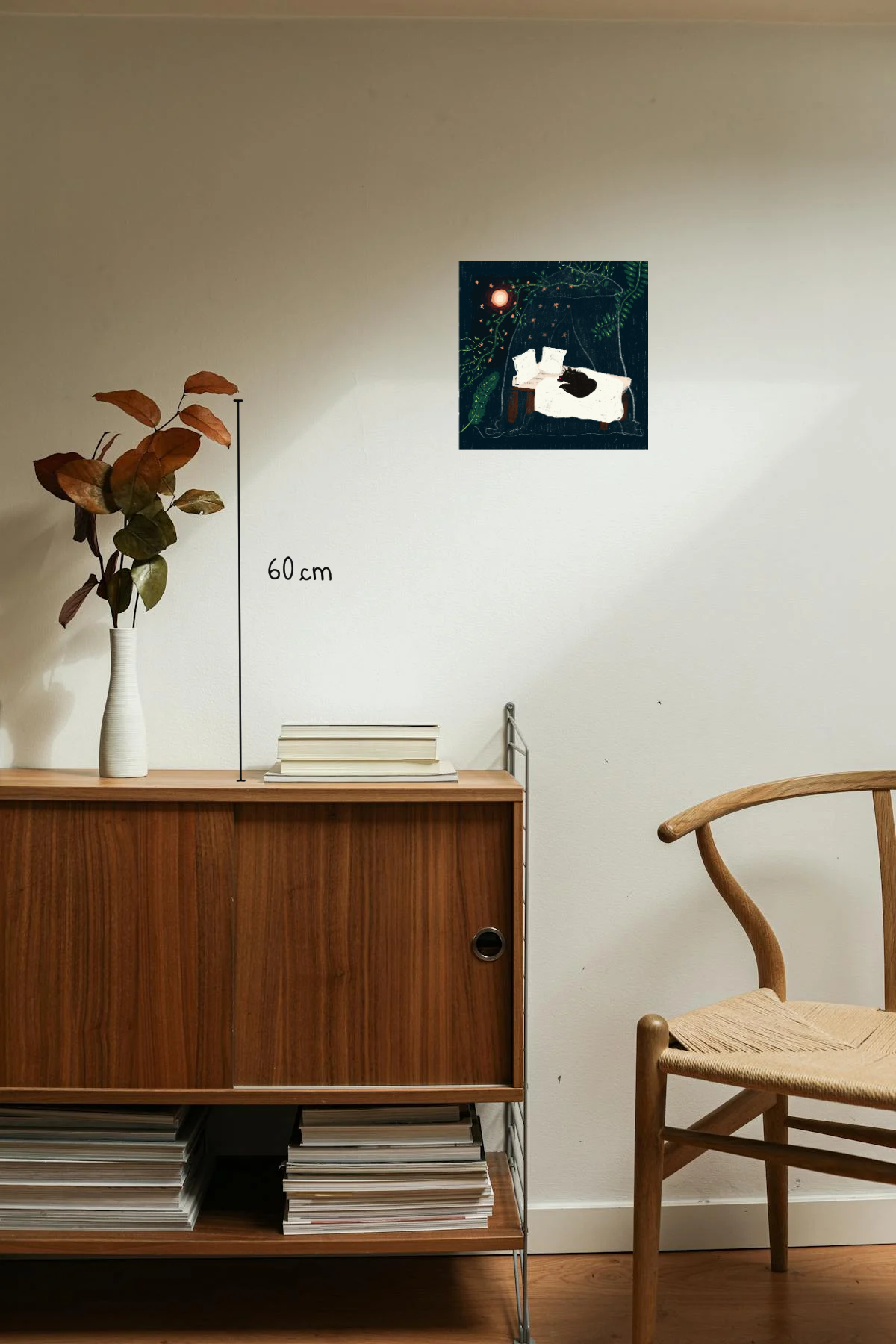 The cat and the Moon